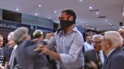 Un moment de l'atac feixista a Blanquerna
