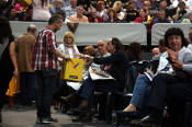 Un dels moments de les votacions internes d'ahir a l'ANC