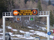 cartell informacio tunel vielha