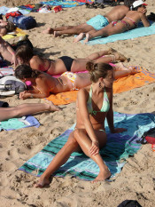 prendre sol prenent platja 