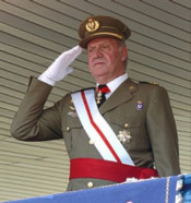 rei juan carles primer i militar