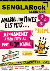 senglar rock 2008 musica catala cartell