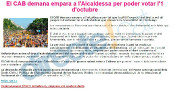 Captura de pantalla del manifest a la web del Consell d'Associacions de Barcelona(esborrat de la web)