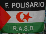 front polisario bandera marroc sahara conflicte