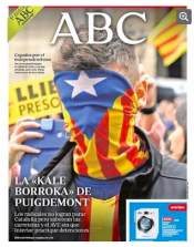 Portada del diari 'ABC' d'aquest dijous