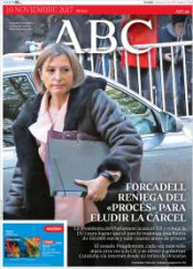 Portada de l'ABC divendres 10 de novembre