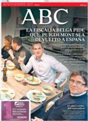Portada de l'ABC dissabte 18 de novembre