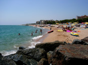 malgrat de mar platja costa 