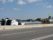 ap7 camio accident carretera transcat 