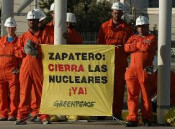 zapatero greenpeace nuclears ascó