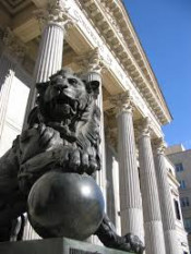 L'entrada del Congreso espanyol