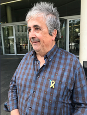 Joan Puig, a les portes de la Ciutat de la Justícia