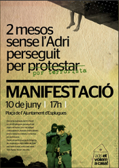 Cartell de la manifestació d'aquest cap de setmana