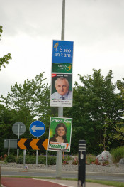 cartells propaganda electoral irlanda