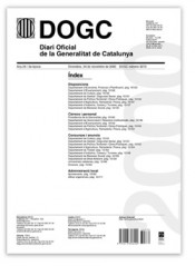 dogc diari oficial generalitat catalunya 