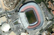 camp nou google maps earth