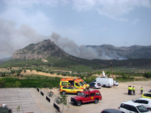 incendi foc fum muntanya bombers horta sant joan ports