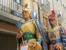 gegants ribes de freser ripolles festa major