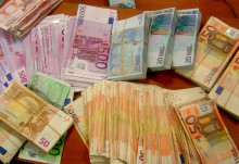 euros molts diners feixos bitllets