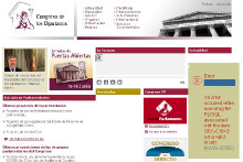 web del congres de diputats