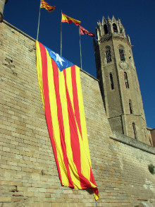 estelada, seu vella, lleida