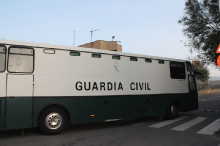 guardia civil, trasllat, autobus