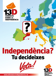 cartell, consulta, independència