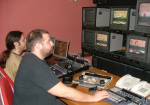televisió, edició, monitors
