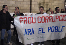 manifestació corrupció