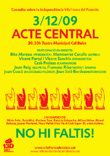 Vilafranca del Penedès, consulta, participació, 13-D