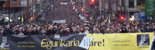 Egunkaria, manifestació