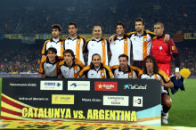 selecció catalana de futbol, argentina