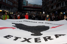 Euskal Presoak Euskal Herrira, manifestació, Bilbao, Etxerat