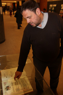 junqueras, aguila franquista, parlament europeu