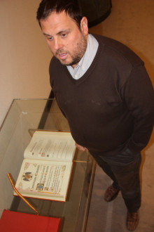 junqueras, aguila franquista, parlament europeu