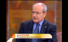 president de la generalitat, josé montilla, antena 3, vídeo