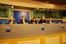 maria badia, oriol junqueras, raül romeva, ramon tremosa