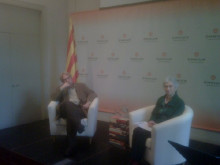 Jaume Cabré, Muriel Casals, Òmnium