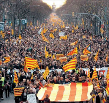 manifestació estelada independència