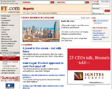 financial times, doing business in catalonia
