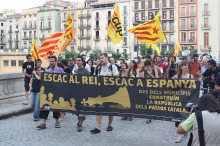 manifestació, mani, borbons, Girona