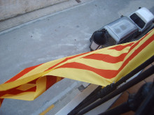 senyera, balcó