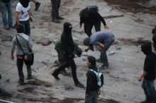 antisistema, vaga, barcelona, aldarulls