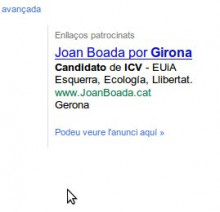 Joan Boada, Gerona, Google