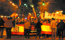 manifestació falange feixistes 