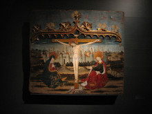 Una de les obres en litigi, exposada al Museu de Lleida