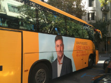 autobús, autocar, campanya, Joan Puigcercós, ERC