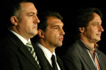 Joan Puigcercós, Joan Laporta, Jordi Portabella