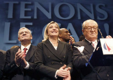 Bruno Gollnisch, Marine Le Pen, Front National, FN
