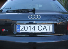 CAT, matrícules, cotxe